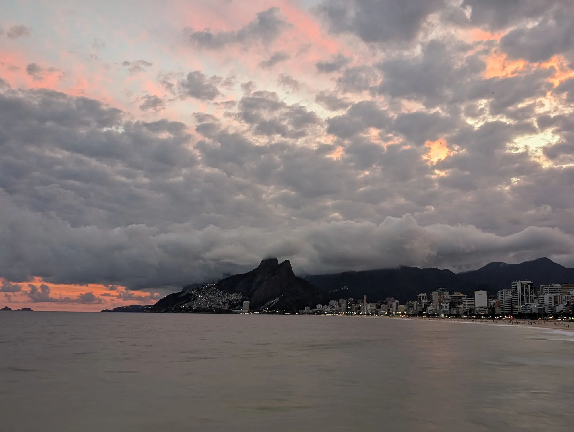 Cloudy Rio Sunset